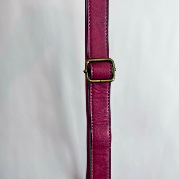 B.O.C. AMHEARST CROSSBODY BAG BURGUNDY EXTRA POCKETS UNISEX ONE SIZE - Picture 9 of 15